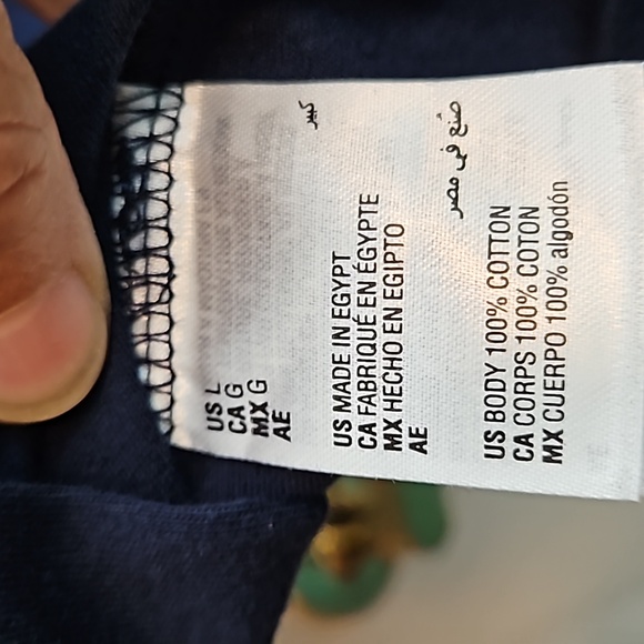 Club Room Navy Blue Turtleneck Sweater L - Picture 5 of 5